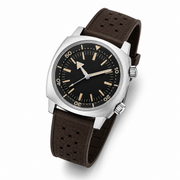 Black Dial Dual Crown Sport Watch