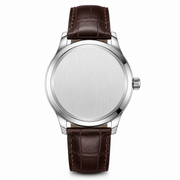 Burgundy Open Heart Leather Watch