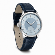 Ice Blue Small Seconds Leather Watch