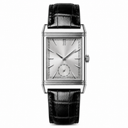 Rectangular Small Seconds Leather Watch