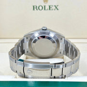 Datejust 41mm Blue Dial Smooth Bezel Oyster Bracelet Steel Watch 126300
