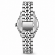 Teal Sunburst Steel Bracelet Watch