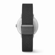 White Dial Mesh Strap Watch